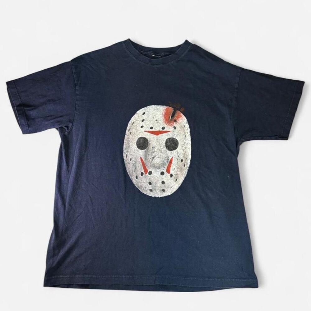 Unbranded Men's Navy and Blue T-shirt
